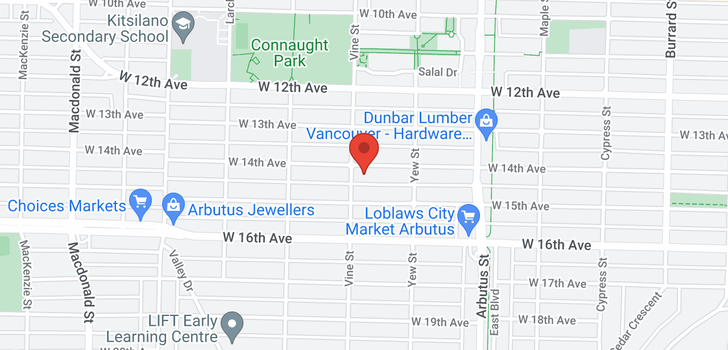 map of 2286 W 14TH AVENUE